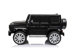 Beneo Elektrické autíčko Mercedes G500 12V, čierne, 2,4 GHz diaľkové ovládanie, USB / SD Vstup, odpruženie, Lítiová batéria, LED svetlá, ORIGINÁL licencia