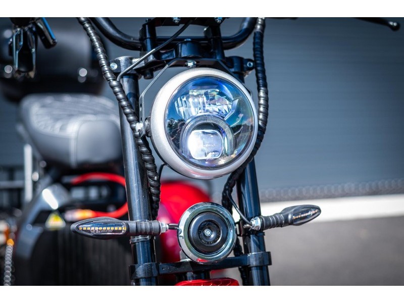 Elektrická tříkolka Leramotors Scooters C5 2000W červená