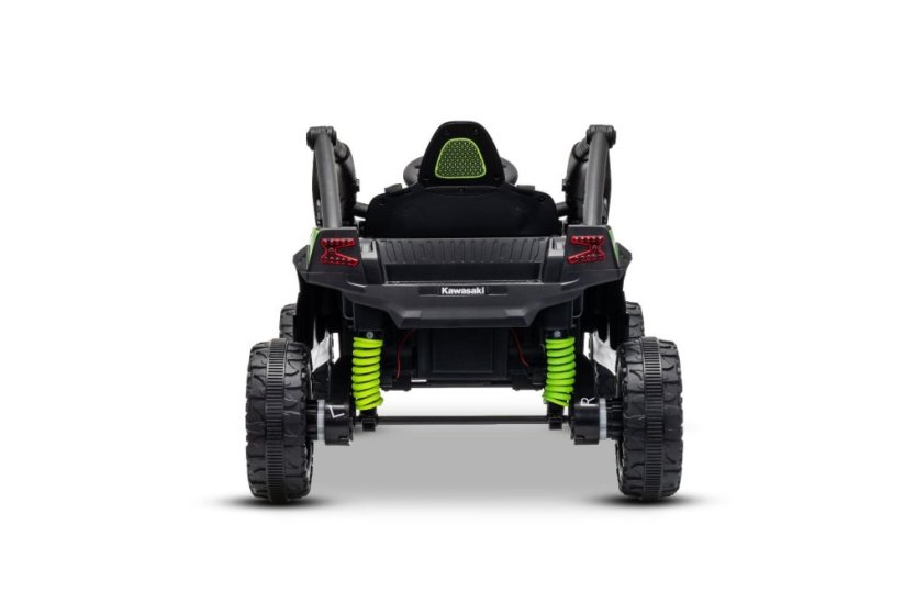 Elektrické autíčko Kawasaki TERYX KRX 1000 12V, čierne, jednomiestne, odpružená zadná náprava, 2,4 Ghz diaľkové ovládanie, Lítiová batéria, 2 x 25W Motory, MP3 s USB/AUX