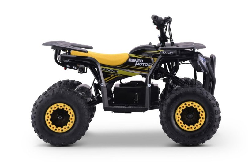 Elektrická štvorkolka pre deti Beneo Motors ESCAPE-Electric žltá - 800W