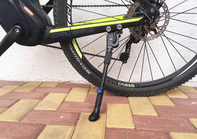 Crussis Stojan na elektrobicykle 24 – 29“ AL stranový robustný, čierny