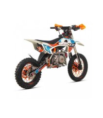 Motocykel Xmotos - XB27 Semi-Automatic 110CC 4T 14/12 modro-oranžová