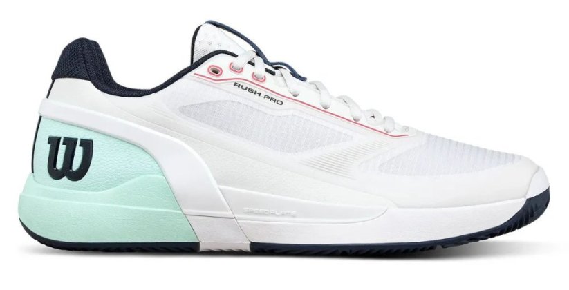 Wilson Rush Pro 5 Clay white / bay / fiery coral