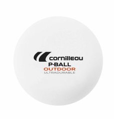 Loptičky Cornilleau P-Ball Outdoor Ultradurable x6 biela