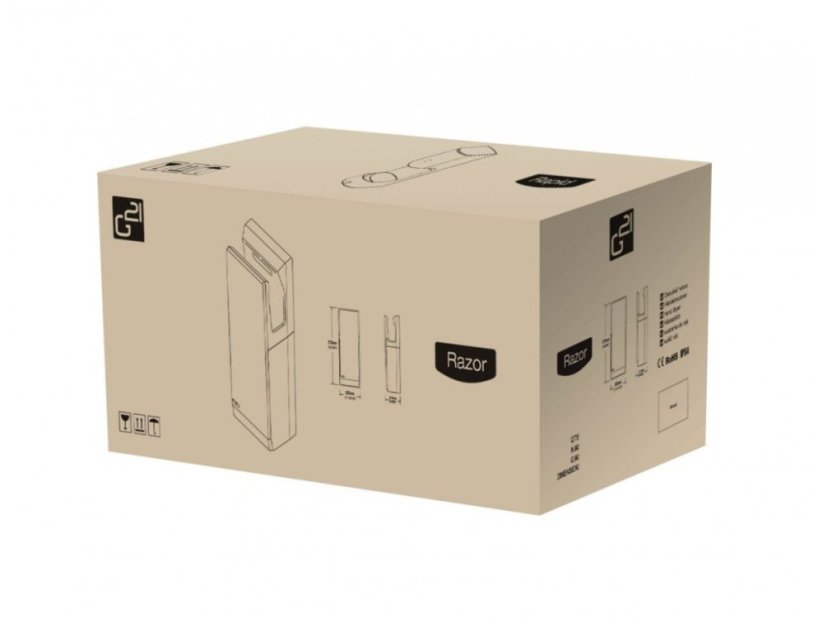 G21 Razor White vysoušeč rukou