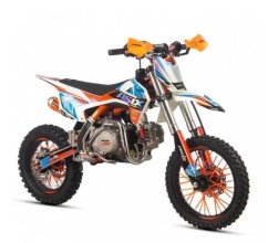 Motocykl Xmotos - XB27 Semi-Automatic 110CC 4T 14/12 modro-oranžová