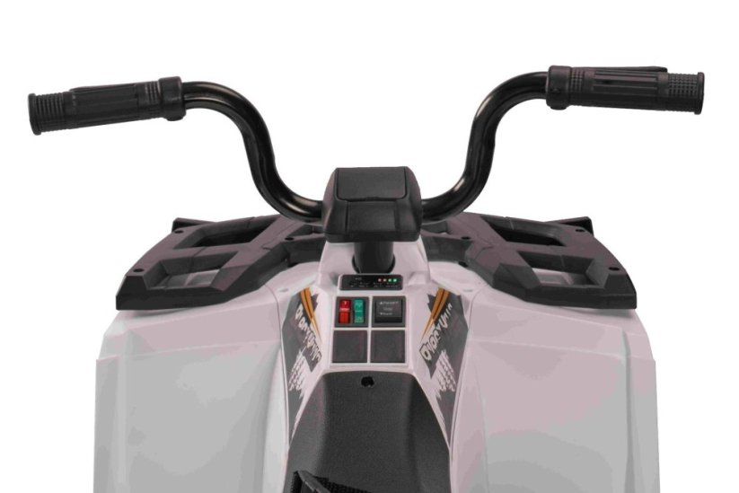 Elektrická štvorkolka Beneo Arctic Cat 12V so zadným pohonom, biela, LED svetlá, Lítiová batéria, 2 x 25W motor, Originál Licencia