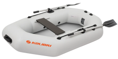Člun Kolibri K-220 šedý lamelová podlaha