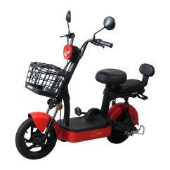 Elektrický skútr RACCEWAY® ZORO 350 W 12 Ah, červený