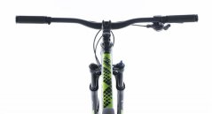 Horský bicykel Leader Fox Esent 29" 2023 čierna matná/zelená