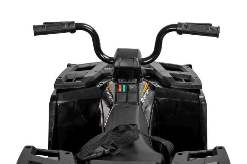 Elektrická čtyřkolka Beneo Arctic Cat 12V se zadním pohonem, černá, LED světla, lithiová baterie, 2 x 25W motor, originální licence