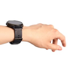 Suunto 20mm Urban 2 Leather Strap Black Black Size M