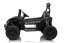 Elektrické auto Beneo T-REX Ride 4x4 dvoumístné 24V, černé, MP3 přehrávač se vstupem USB/AUX, pohon 4x4, lithiová baterie, odpružení, dálkové ovládání, LED světla