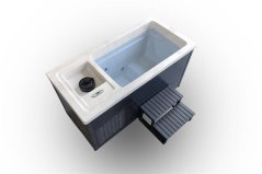 Ochladzovací bazén Cool Pool Pro – Sterling Silver/Gray Oak
