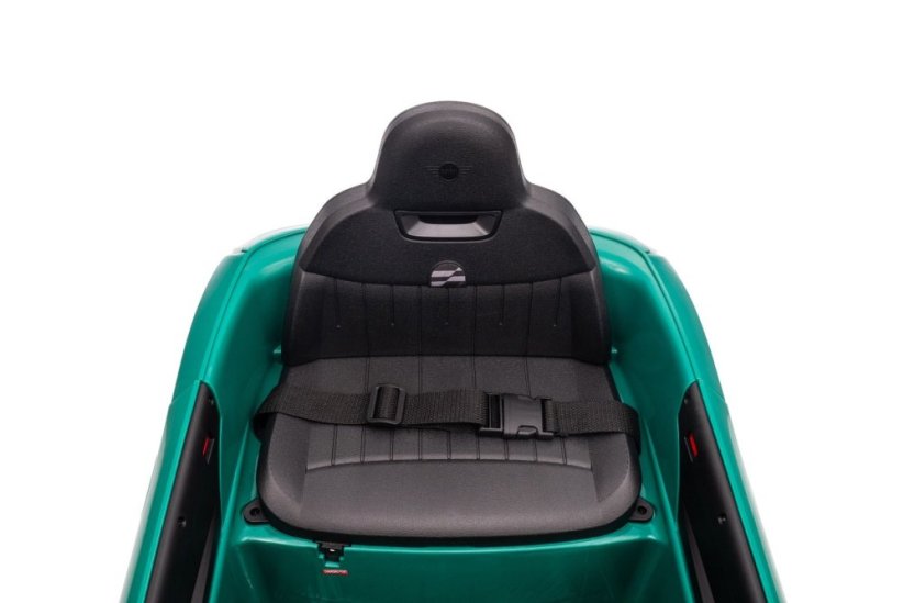 Beneo Elektrické autíčko BMW Mini Cooper 12V, zelené, USB Vstup s Bluetooth pripojením na MP3 Prehrávači, 2,4 GHz diaľkové ovládanie, 2 x 25W Motor, Lítiová batéria, LED svetlá, ORIGINAL licencia