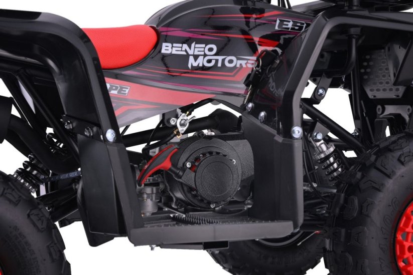 Benzínová štvorkolka pre deti Beneo Motors Escape červená - 49cm3
