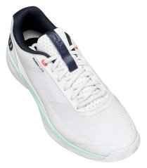 Wilson Rush Pro Lite 5 Clay bílá / hnědá / ohnivě korálová