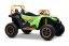 Elektrická buggy Arctic CAT XXL 4x4 24V, zelená, dvoumístná, Měkká EVA kola, Výkonné motory, Lithiová baterie, MP3 přehrávač s Bluetooth, Odpružená zadní náprava, Koženková sedadla, Originální licence