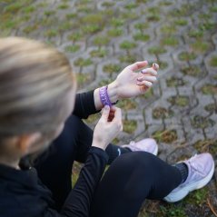 Suunto 22mm Athletic 5 Silicone Strap Orchid Purple S+M
