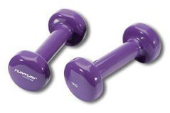 Činka aerobic 2 x 1 kg Tunturi Vinyl fialová