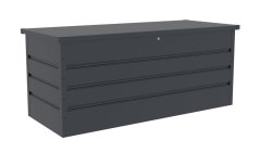Záhradný box G21 Denver 770 L, antracitový plechový