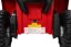 Elektrická čtyřkolka Beneo Arctic Cat 12V se zadním pohonem, červená, LED světla, lithiová baterie, 2 x 25W motor, originální licence