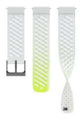 Suunto 22mm Athletic 5 Silicone Strap Canary White S+M