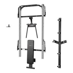 Multifunkčný posilňovací stojan - Power Rack HMS KLT21 sivý