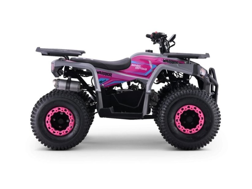 Benzínová štvorkolka pre deti Beneo Motors WARRIOR ružová - 125cm3