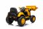 Beneo Licencovaný elektrický Bagr Caterpillar se svahovací lžící, Jednomístný, žlutý, USB vstupem na MP3 Přehrávači, Zadním pohonem s 2 x 30W Motory a Lithiovou baterií