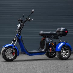 Elektrická tříkolka Leramotors Scooters C5 2000W modrá
