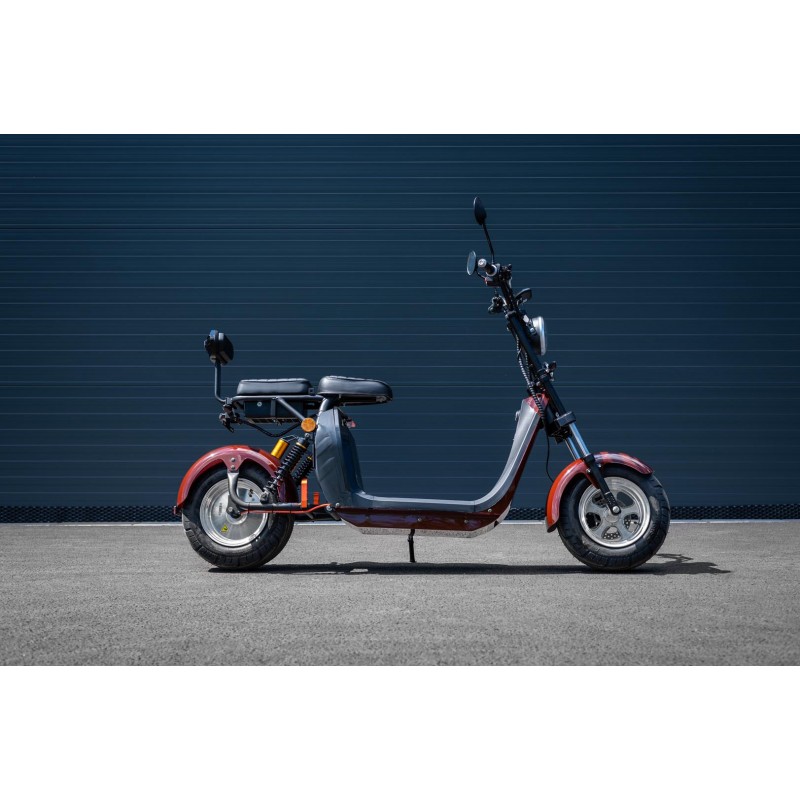 Elektrický skútr Lera Scooters C2 2000W hnědý