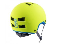 PRILBA LYNX X9 192 NEÓN ŽLTÁ/MODRÁ