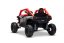Elektrické autíčko Kawasaki TERYX KRX 1000 12V, červené, jednomiestne, odpružená zadná náprava, 2,4 Ghz diaľkové ovládanie, Lítiová batéria, 2 x 25W Motory, MP3 s USB/AUX,