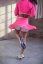 Dámska sukénka se šortkami Crussis neon pink