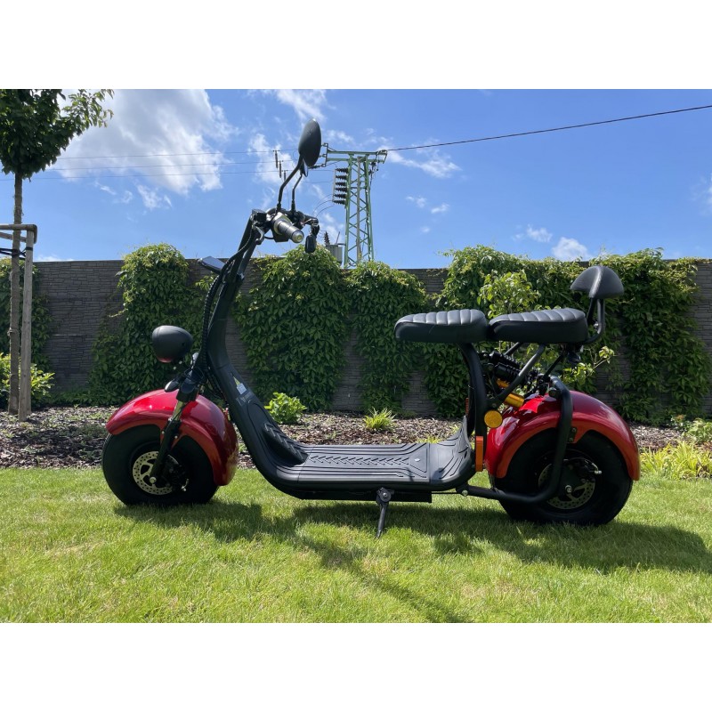 Elektrická kolobežka Lera Scooters C1+ 1500W červená