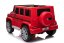 Beneo Elektrické autíčko Mercedes G500 12V, červené, 2,4 GHz diaľkové ovládanie, USB / SD Vstup, odpruženie, Lítiová batéria, LED svetlá, ORIGINÁL licencia