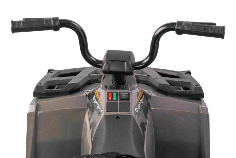 Elektrická čtyřkolka Beneo Arctic Cat 12V se zadním pohonem, šedá, LED světla, lithiová baterie, 2 x 25W motor, originální licence