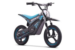 Detská elektrická minicross motorka Beneo ROOKIE X 24V (12"), modrá, Lítiová batéria, 250W Bezuhlíkový motor, Kotúčová brzda