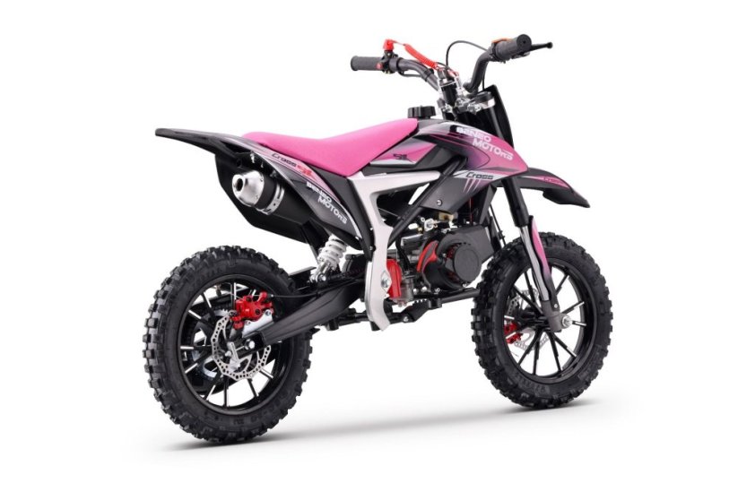 Benzínová motorka pre deti Beneo Motors CROSS SX ružová - 50cm3