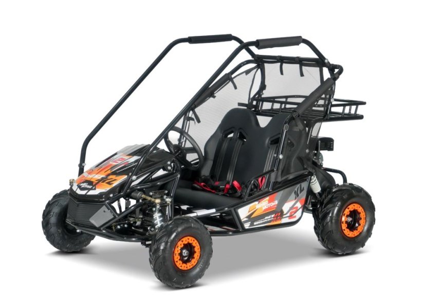 Benzínový kočárek pro děti Beneo Motors BUGGY RSX XL oranžový - 212cm3