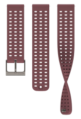 Suunto 22mm Athletic 2 Silicone Strap Dark Ruby S+M