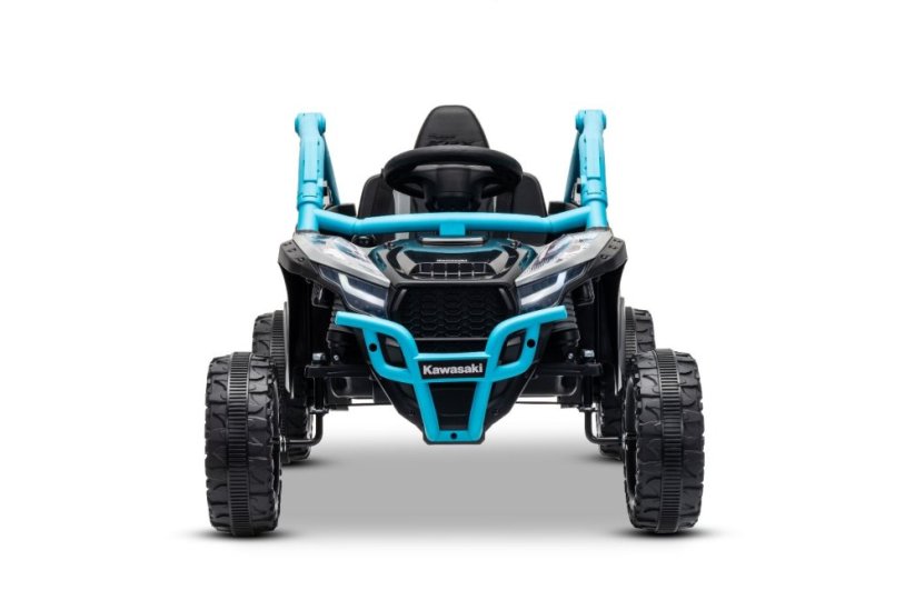 Elektrické autíčko Kawasaki TERYX KRX 1000 12V, modré, jednomiestne, odpružená zadná náprava, 2,4 Ghz diaľkové ovládanie, Lítiová batéria, 2 x 25W Motory, MP3 s USB/AUX