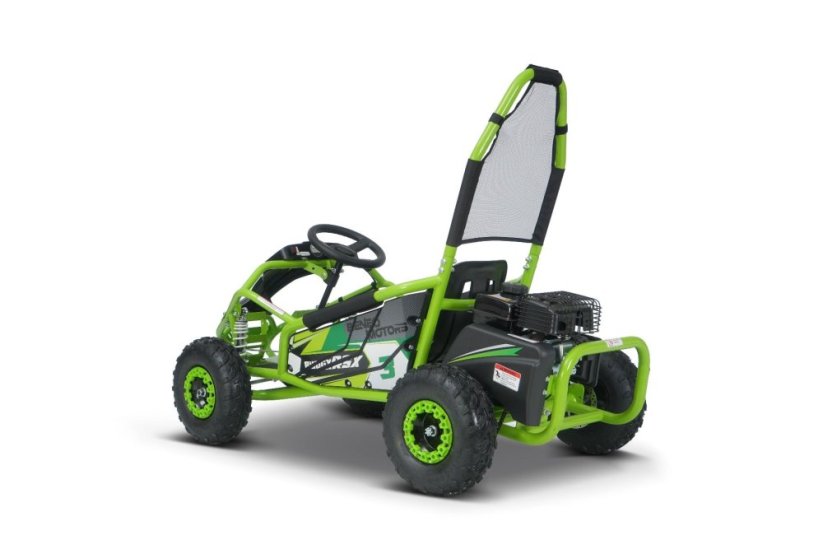 Benzínová bugina pro děti Beneo Motors BUGGY RSX zelená - 98cm3