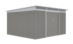 ahradní domek G21 GRAH 1132 - 340 x 333 cm, metalický šedý