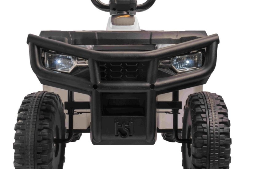 Elektrická štvorkolka Beneo Arctic Cat 12V so zadným pohonom, biela, LED svetlá, Lítiová batéria, 2 x 25W motor, Originál Licencia