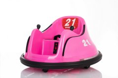 Beneo Detské elektrické vozidlo RIRIDRIVE 12V vhodné na vnútorné aj vonkajšie použitie 2,4 Ghz diaľkové ovládanie LED osvetlenie ovláadanie Joystickom 2 X 15W motor ružová