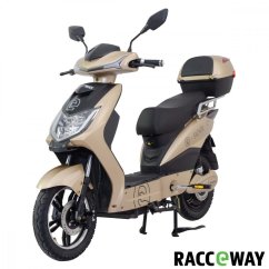 Elektroskúter RACCEWAY® E-FICHTL® 250W 20Ah, zlatý-lesklý