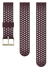 Suunto 20MM ATHLETIC 1 SILICONE STRAP BURGUNDY GOLD