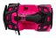 Elektrická čtyřkolka Beneo Arctic Cat 12V se zadním pohonem, růžová, LED světla, lithiová baterie, 2 x 25W motor, originální licence